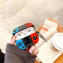 E2M Apple Uyumlu AirPods 3 KILIF NINTENDO MAVi