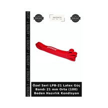 Özel Seri Lpb-21 Latex Güç Bandı 21 Mm Orta 100 Beden Hazırlık Kondisyon Çok Renkli