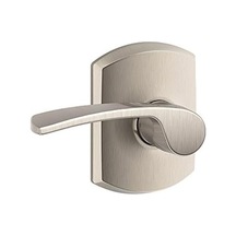 Lock Company F10mer619grw F10 Serisi Merano W Greenwich Rose Passage Kapı Lock Saten Nikel
