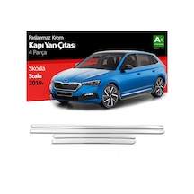 S-Dizayn Skoda Scala Krom Kapı Yan Çıtası 4 Prç 2019 Üzeri