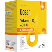 Ocean Vitamin D3 400 Iu Oral Sprey 20 Ml Yeni Ambalaj