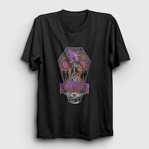 Presmono Unisex Coffin Black Sabbath T-shirt Siyah