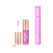 Flormar Glow Lip Oil Nemlendirici Etkili & Işıltılı Bitişli Renkli Dudak Yağı 001 Shine Your Lips