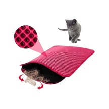 Perfect Elekli Kedi Kumu Paspası Kırmızı 60 x 40 CM