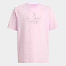 Adidas Graphic Trefoil Loose Çocuk Pembe Tişört Kr9124
