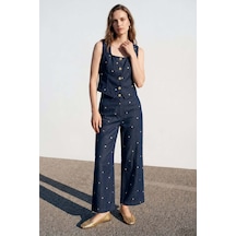Sateen Laura Pantolon - Lacivert