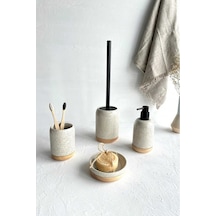 Primanova Cartri 4'lü Banyo Seti Bej Bej