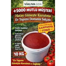 Hatay Yöresi Ev Yapımı Güneşte Kurutulmuş Domates Salçası 10 KG