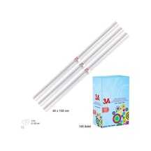3a Şeffaf Buzlu Kitap Kaplama Rulosu 40 X 150 Cm 10 Adet