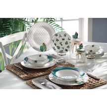 Pierre Cardin Cactus 24 Parça   Yemek Takımı