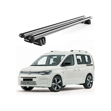 Pençe Volkswagen Caddy Van 2015- Uyumlu Gri Ara Atkı Port Bagaj Tavan Barı