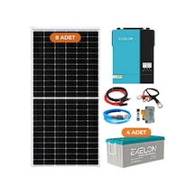 Exelon 6.2 Kw 6200 W 220 Volt Hazır Xl Solar Enerji Paketi