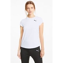 Puma ACTIVE TEE Beyaz Kadın Kısa Kol T-Shirt
