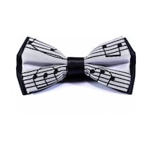 Herşey Nota Gri Nota Müzik Papyon Diğer