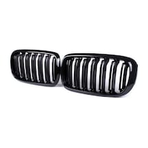 Bmw X5 X6 F15 Mx5 Böbrek Ön Panjur Seti Pianoblack 2012 / 2019