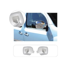 Renault Kangoo Uyumlu 2008-2013 Ayna Kapağı 2 Parça Abs Krom  Kaplama