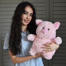 Özgüner Oyuncak Puk Serisi,pelüş Domuz,pelüş Domuzcuk,domuz Ayıcık,pelüş Hayvanlar,dolgulu Pelüş Domuz,pelüş Domuz Ayıcık 000 Açık Krem
