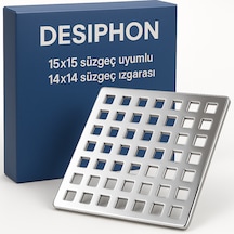 15x15 Uyumlu 14x14 Krom Süzgeç Izgarası Paslanmaz Çelik, Dayanı