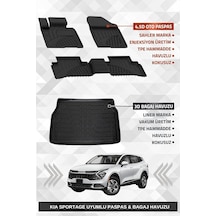 Kia Sportage 2022+ Uyumlu Sahler 4.5d Premium Paspas Ve Liner 3d Bagaj Havuzu Cool-elegance Paket Genel