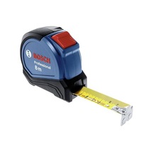 8 M Mezura Autlock Tek Elle Kullanım, Kemer Kelepçesi, Manyetik Kanca, 2 Durdurma Tuşu, 27 Mm Naylon Çelik Bant 0.004 M - 0.032 M