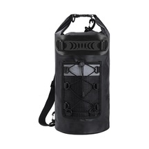 Pvc Su Gezinti Çantası 10l - Kuru Islak Ayrı Sırt Çantası Siyah Siyah Siyah