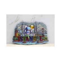 10 Adet Silikon İstanbul Temalı Magnet Dekoratif Buzdolabı Mıknatısı, Hatıra Magnet, Fridge Magnet, İstanbul Teması, 9 X 5,5 Cm 1