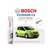 Citroen C2 Muz Silecek Takımı 2003-2008 Bosch Aeroeco