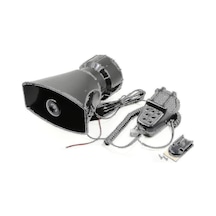 Singree 12v 110db 5 Sesli Araç Megafonu - Acil Durum Siren Ve Hoparlör Seti