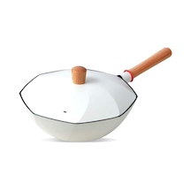 Maifan Stone Wok 30 Cm Yapışmaz Tava, Dumansız Tencere Diğer