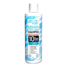 Keratin Collagen Yıpranmış Saçlar Için Onarıcı Nemlendirici Sülfatsız Şampuan 400ml
