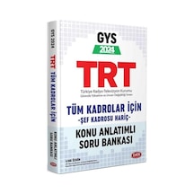 2024 Gys Trt Tüm Kadrolar İçin Konu Anlatımlı Soru Bankası Data Yayınları