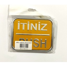 Metal Yapışkanlı Levha 8x11cm İtiniz