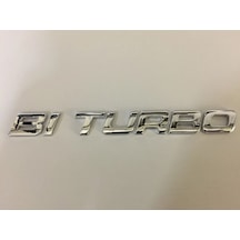 Biturbo Krom Bagaj Yazısı Arması Logosu 3m 3d Abs Mercedes Tourismo