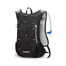 Dashanshop Nevo Rhıno Hafif Hidrasyon Sirt Cantasi 2l Su Torbasi İle Dayanikli Nylon Dark Gray Kosu Yelegi Bisiklet Hiking Unisex Erkek Kadin Altın