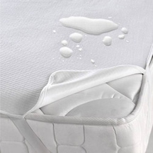 Çift Kişilik 1.Kalite Sıvı Geçirmez Alez Tüm Ölçüler Beyaz