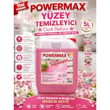 Powermax Çiçek Bahçesi Genel Yüzey Temizleyici 5 L Çok Amaçlı Temizlik Tekli