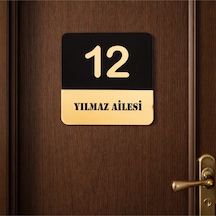 Dış Kapı Süsü Şık Ve Sade Kişiye Özel No03
