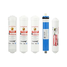 Aquaturk Su Arıtma Cihazı Çubuklu 5'li Filtre Seti