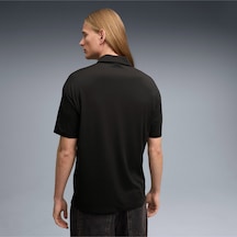 Puma Ferrari Cloudspun Polo Erkek Polo Tişört 63424701 Siyah