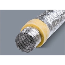 Flexiva Alüminyum Esnek Havalandırma Kanalı 10Mt Kutu Izoleli