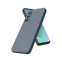 Jenerik Samsung Galaxy Uyumlu S25 Fe Kılıf Nano İçi Kadife Silikon - Gri