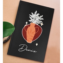 Bk Gift Kişiye Özel İsimli Sert Kapaklı Siyah Lastikli Defter , Arkadaşa Hediye, Yeni İş Hediyesi, Doğum Günü Hediyesi-10