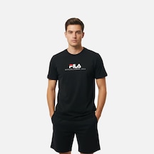 Siyah Fila Unısex Günlük T-shirt Valsera Logo T-shirt Fau0225.80010 siyah