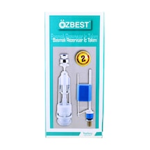 Diğer Banyo Ve Aksesuarları Özbest Su Tasarruflu Basmalı Klozet Rezervuar İç Takımı - Uyumlu Ve Dayanıklı Çok renkli