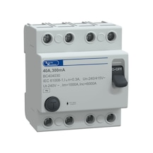 Bc404030-4p 40a, 300ma Rccb, Kaçak Akım Rölesi