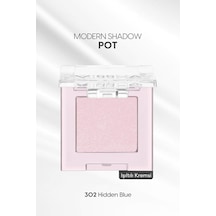 Işıltılı Kremsi Dokulu Tekli Göz Farı Modern Shadow Pot 302 Hidden Blue 302 Hidden Blue Diğer