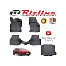 Seat Leon Manuel 3D Paspas+Bagaj Havuzu Siyah 2021 Sonrası N11.14634