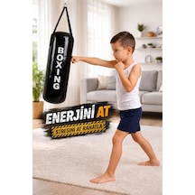Spor Byfit 50 Cm x 20 Cm Siyah Çocuk Boks Torbası
