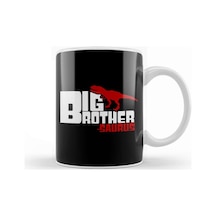 Big Brother Saurus Cute Older Sibling Dinosaur Kupa Bardak Porselen Karışık
