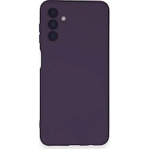 Newface - 393 - Samsung Galaxy A14 4g Kılıf Nano İçi Kadife Silikon - Edntrend - - Mor
